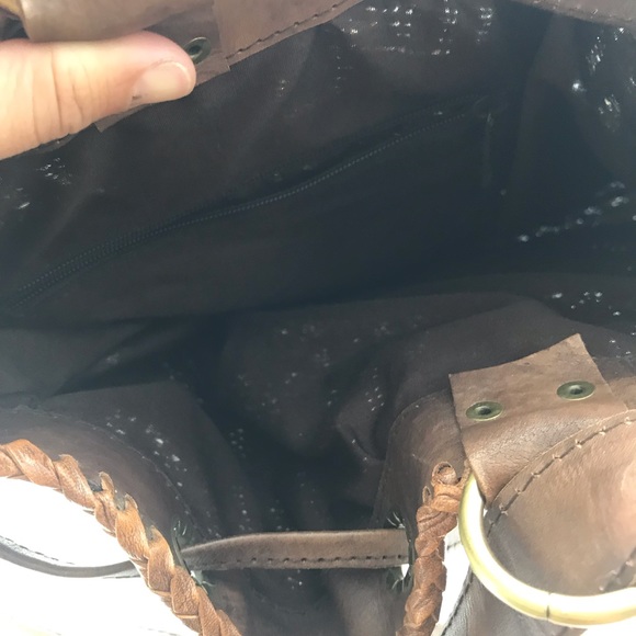 Handmade Woven Bamboo and Leather Backpack - Picture 8 of 8